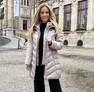 Sesil kabát beige – Női télikabát dupla cipzárral és kivehető belső résszel – Innova Fashion
